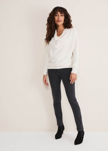 Phase Eight Haileestitch Skinny Jeans Grey USA | 1378956-YC